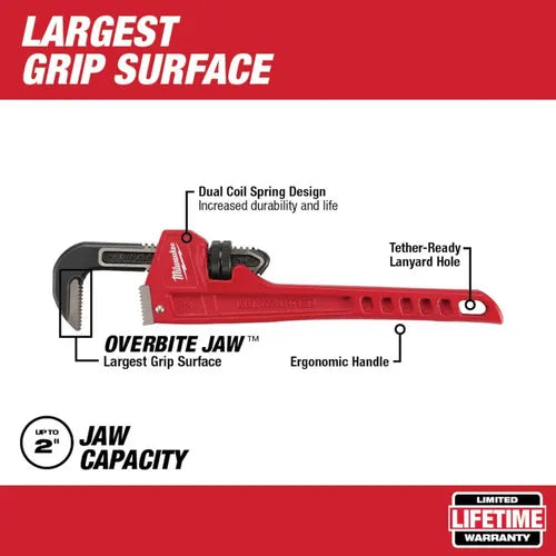 Llave Stilson 14 X 2 Pulgadas Milwaukee 48-22-7114