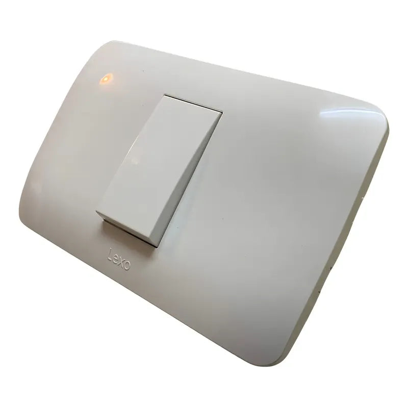 Interruptor Simple Lexo 9/12 Blanco 10a Armado Certificado Sec 10 A 220v