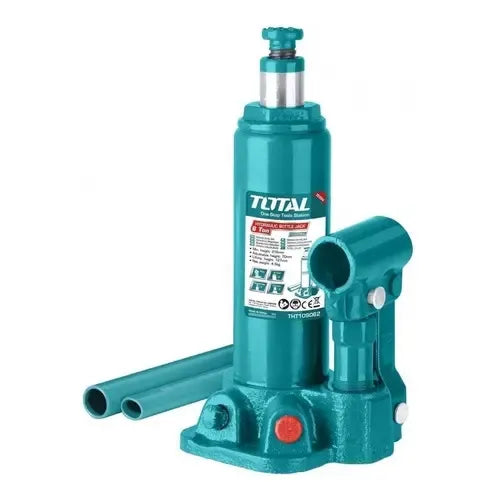 Gata Hidráulica Tipo Botella 10t Total Tools