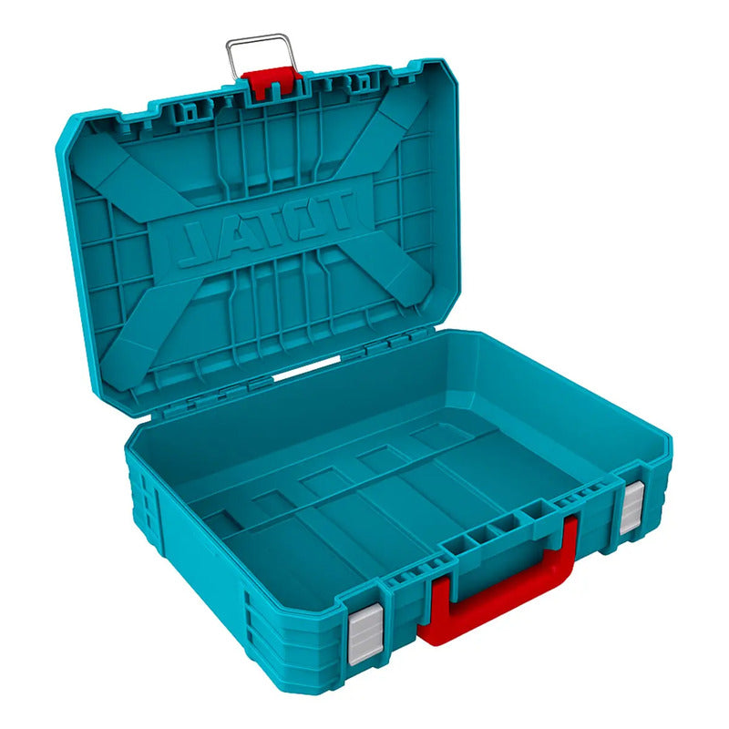 Caja Maleta De Herramientas 19 Pulgadas Apilable Total Unico Turquesa