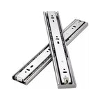 Corredera Telescópica H45 Cierre Suave Wurth 450mm Plateado