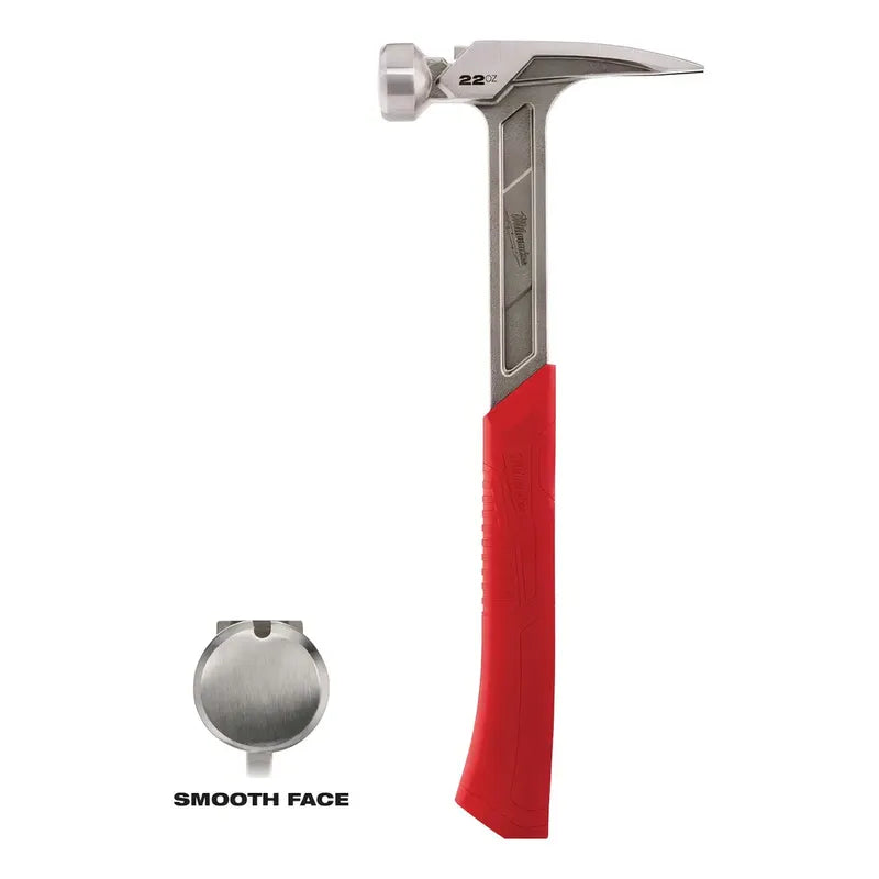 Martillo Para Enmarcar Cara Lisa 22 Oz Milwaukee 48-22-9023
