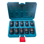 Total Thistd12101 Juego De Dados Cortos 12  10 Pzs Turquesa