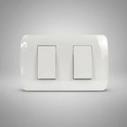 Interruptor Doble 9/15 Lexo Blanco Armado 10a Certificado Sec Para Instalaciones Eléctricas Residenciales Y Comerciales 10 A 220v
