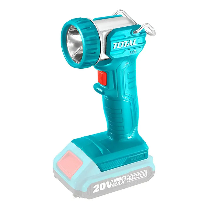 Foco Inalambrico 20v Industrial Total Tools Twli2001 Blanco Turquesa