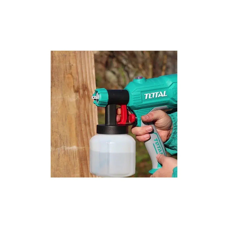 Pistola De Pintar Eléctrica 450w Total No Requier Compresora Color Turquesa