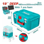Caja Maleta De Herramientas 19 PuLG Apilable Total Tpbxs103 Unico
