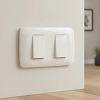 Interruptor Doble 9/15 Lexo Blanco Armado 10a Certificado Sec Para Instalaciones Eléctricas Residenciales Y Comerciales 10 A 220v