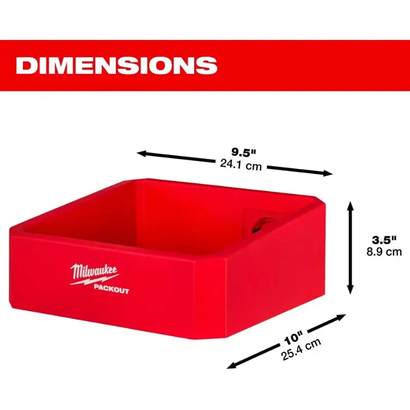 Packout Repisa Compacta Milwaukee 48-22-8347 Rojo