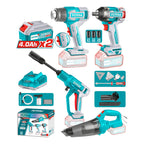 Kit Llave De Impacto, Pistola De Calor Y Hidrolavadora Total