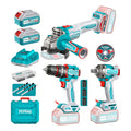 Combo Taladro 66nm+amoladora Y Llave Impacto Total Tosli2412