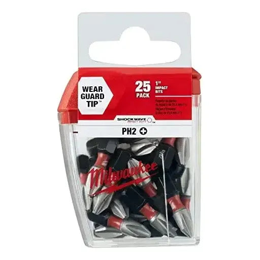 Puntas De Impacto Phillips 1 25un Milwaukee 48-32-4604