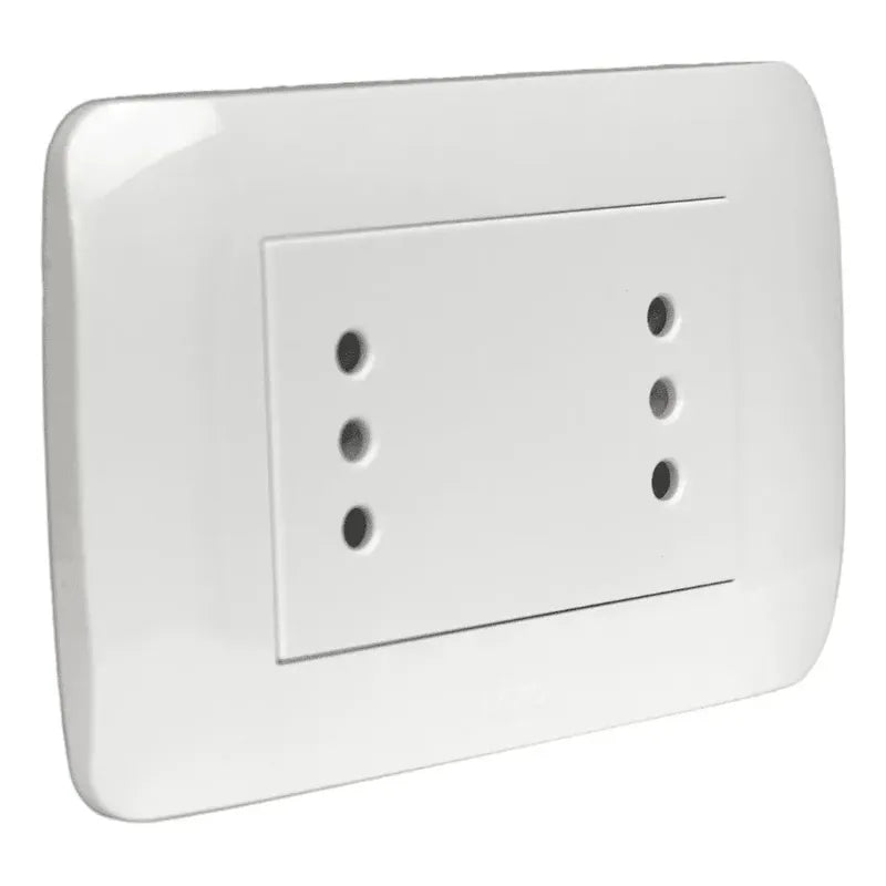 Enchufe Toma De Corriente Doble Tipo Dúplex Blanco Lexo 10a 250v Certificado Sec Instalación Eléctrica Confiable