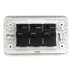 Lexo Interruptor Triple 9/32 Blanco Armado 250v Certificado Sec Alta Calidad Para Uso Doméstico Y Profesional 220v