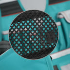 Bolso Portaherramientas Total Ttvt16025 Color Turquesa De Poliéster Malla De Aire