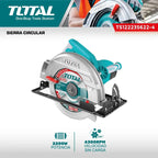 Sierra Circular - Total Tools - Ts1222356 Color Turquesa Frecuencia 50 Hz/60 Hz