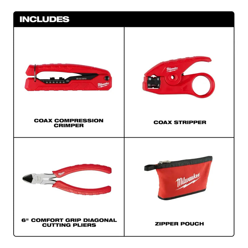 Kit De Instalación Coaxial Milwaukee 48-22-8103