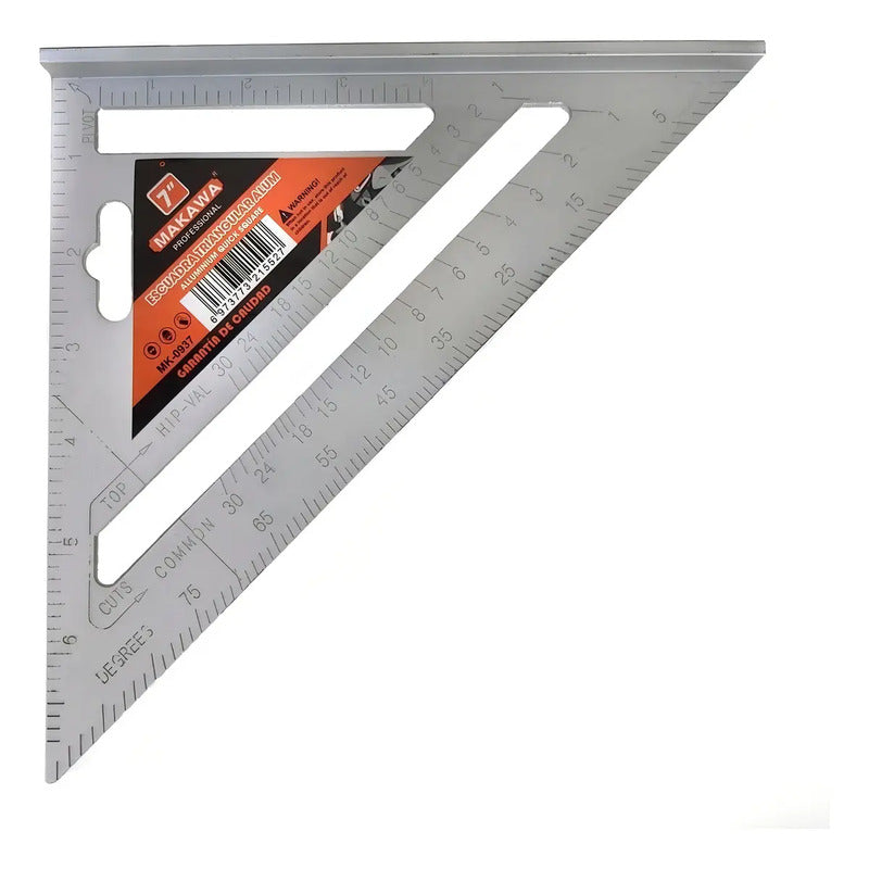 Escuadra Aluminio 7 Pulgadas Makawa