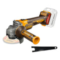 Esmeril Angular Inalambrico Bl 4 1/2 115mm Ingco Brushless Naranja Claro