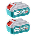 Set, 2 Baterías Litio Ion 5.0ah 20v Total