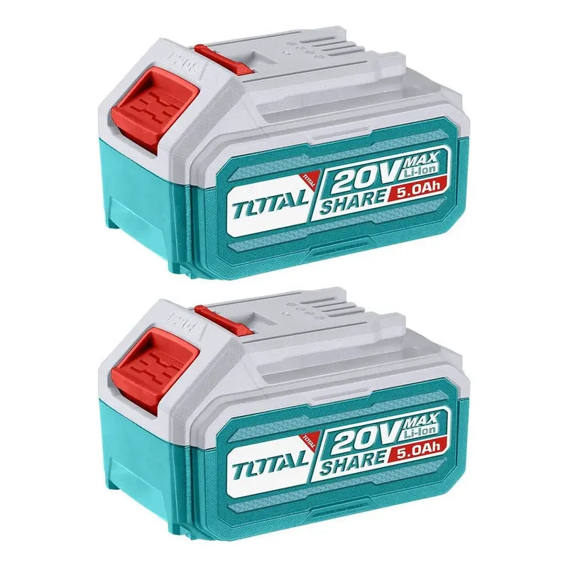 Set, 2 Baterías Litio Ion 5.0ah 20v Total