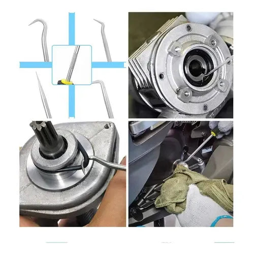 Juego Ganchos Y Puntas Multiusos Auto Total Ganzuas 4pz