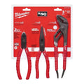 Juego De Alicates Confort Grip 3 Piezas Milwaukee 48-22-6331