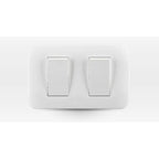 Interruptor Doble 9/15 Lexo Blanco Armado 10a Certificado Sec Para Instalaciones Eléctricas Residenciales Y Comerciales 10 A 220v