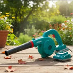 Soplador De Hojas 20v C/b C/c Total Tools Tabli200281 Color Turquesa