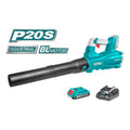 Soplador De Hojas Inalámbrico Total Industrial Jardinería Velocidad Variable Con 2 Baterías 2.0ah Y Cargador Tabli204282