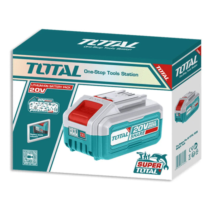 Batería De Litio-ion 20v 6.0ah Total Tfbli2060