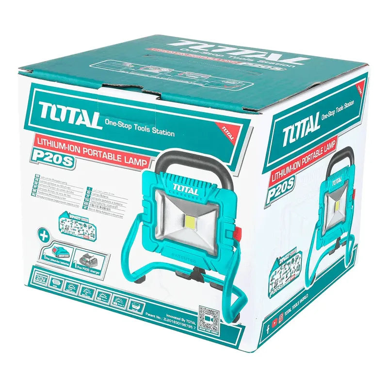 Foco Led Portátil Inalámbrico Exterior Total Twli2025 Turquesa