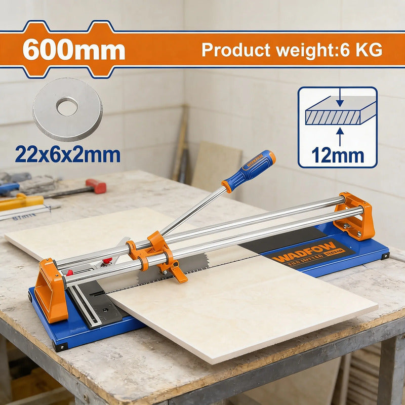 Cortadora De Ceramica Manual 600mm Wadfow Wtr8506