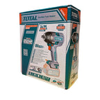 Llave De Impacto Industrial Inalambrica Brushless 1/2 PuLG Total 850nm Color Turquesa 20v