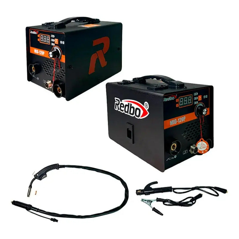 Soldadora Mig Sin Gas Y Al Arco Redbo + Alambre Flux Negro