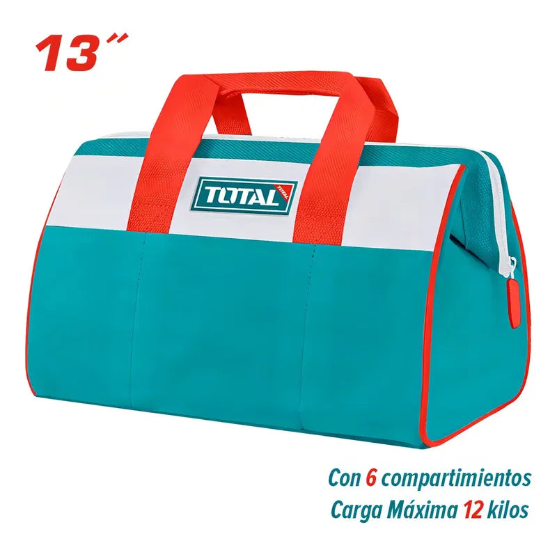 Bolso Para Herramientas 13 Pulgadas Total Color Turquesa
