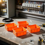 Caja Derivación Tabiquería Color Naranjo 105 X 60 Mm Naranja