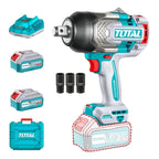 Llave De Impacto Total Tiwli20135 Incluye Maletín 3 Bocallaves Cargador De Batería Y 2 Baterías De 5ah Color Turquesa 20v