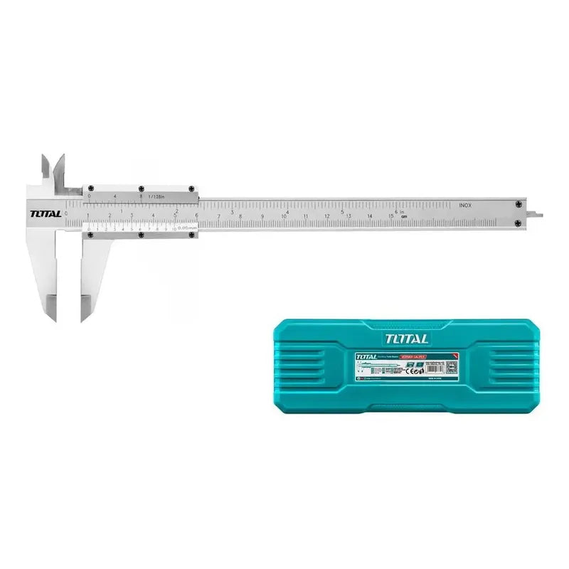Pie De Metro Vernier Análogo 150mm Total Tmt311501