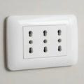 Enchufe Triplex Lexo Blanco 10 16a Toma Corriente Triple Segura Y Resistente Para Instalaciones Eléctricas Domiciliarias