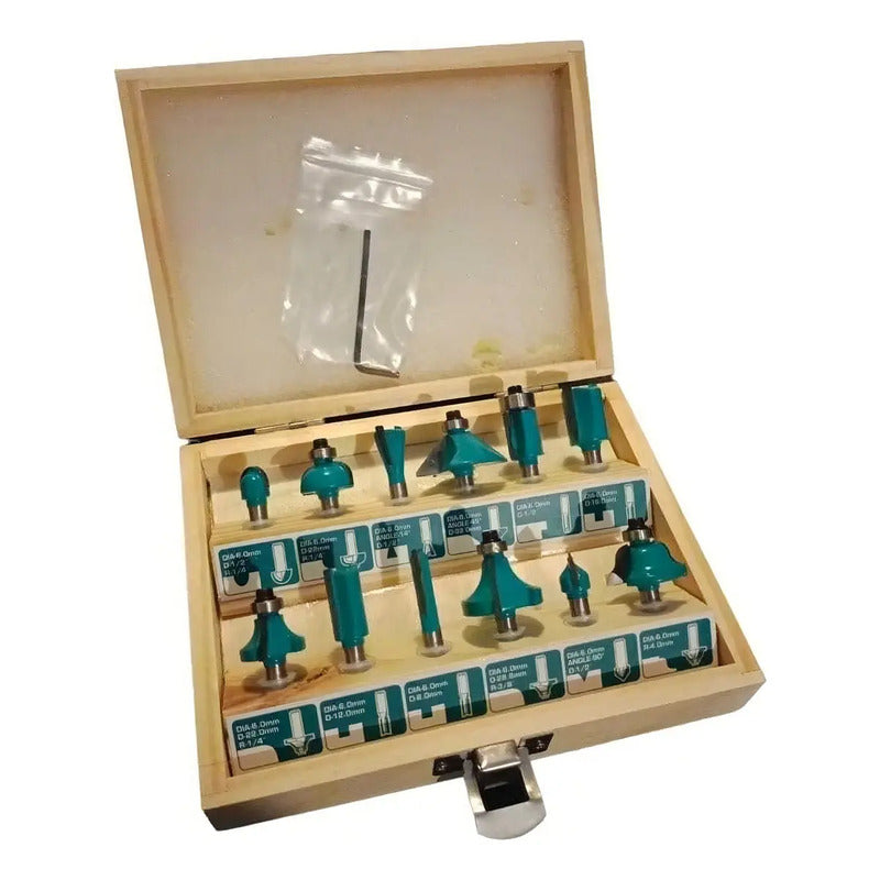 Set De Fresas 6mm 12 Pzas - Ferremax