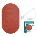 30 Lijas Velcro 225mm Para Lijadora De Techo Total 0 0
