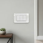 Lexo Interruptor Triple 9/32 Blanco Armado 250v Certificado Sec Alta Calidad Para Uso Doméstico Y Profesional 220v