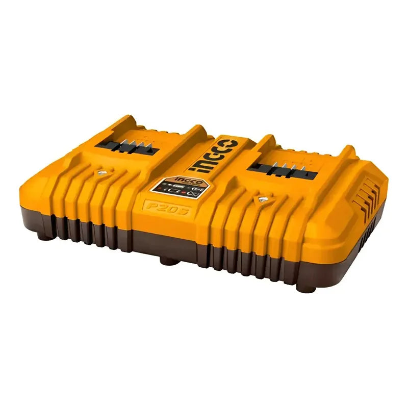 Cargador Doble Batería C/rapida 4a Ingco 20v Fcli2034
