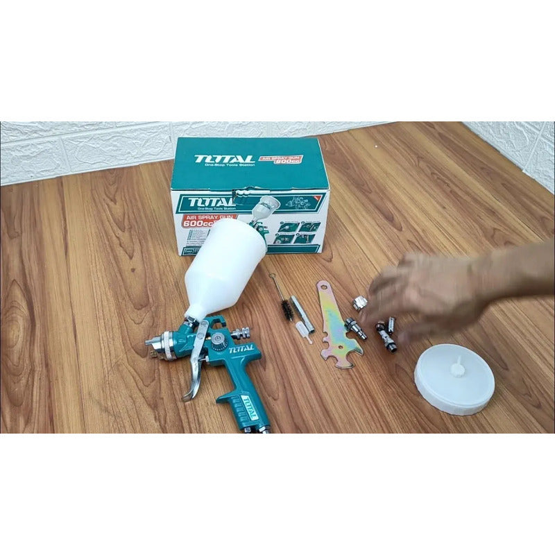 Pistola Para Pintar Carga Superior Total Tools Tat10601 Verde