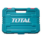 Caja Set Tubo 1/2 1/4 Llave Crique 44 Pzs Total Cr-v Turquesa