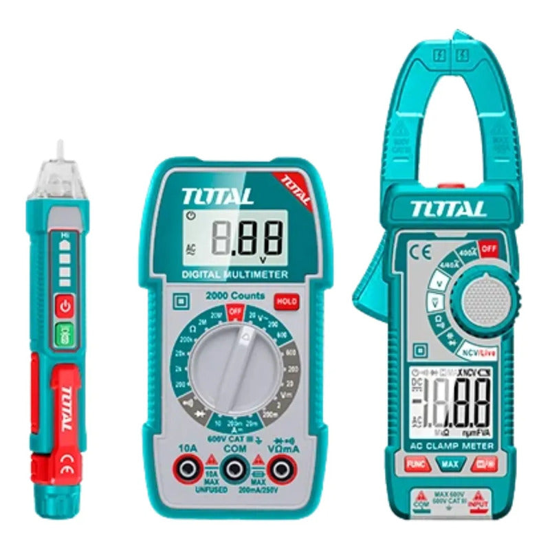 Kit Juego Multitesters + Detector Voltaje Total Tmt23069