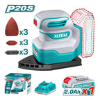 Lijadora Orbital Inalámbrica Total Tools Tpsli20141-7 Turquesa 50
