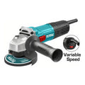 Esmeril Angular 900w 4 1/2 Velocidad Variable Total Color Verde Claro Turquesa/negro 50 Hz/60 Hz
