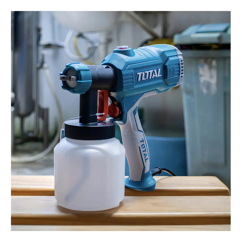 Pistola De Pintar Eléctrica 450w Total No Requier Compresora Color Turquesa